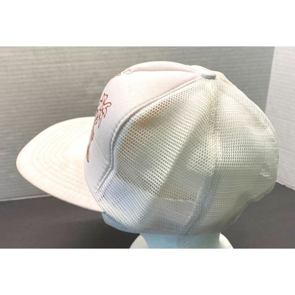 Amtron Video Hat White Trucker Mesh Cap Pirate Treasure Island - Picture 6 of 9